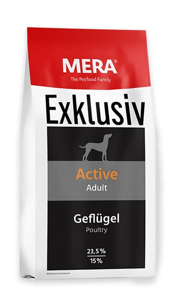 MERA Exklusiv High Premium Wheat Free Adult Poultry For active dogs