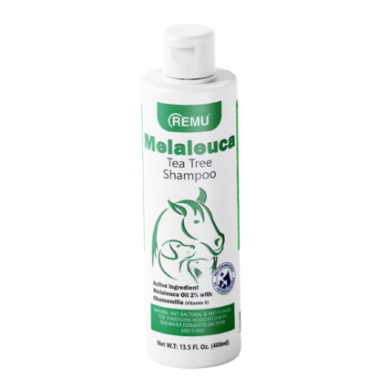 Remu Melaleuca Tea Tree Medicated Shampoo for Dogs, Cats & Horses – With Melaleuca Oil 2% & Vitamin E