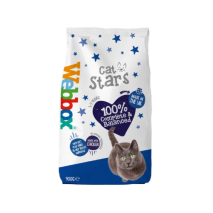 Webbox Cat Stars Chicken Dry Cat Food