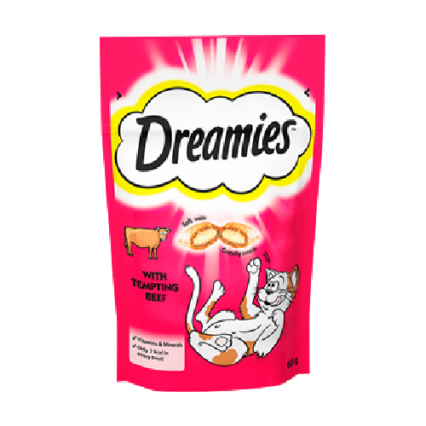 Dreamies Cat Treats With Beef