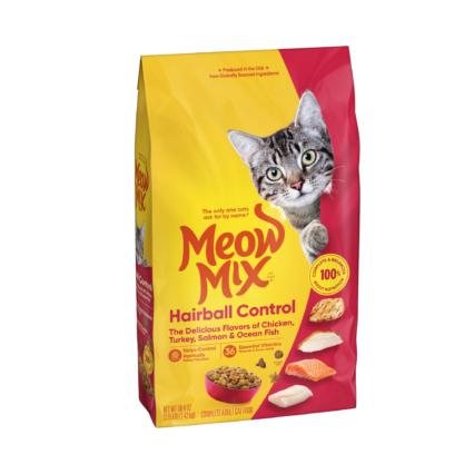 Meow Mix Hairball Control Cat Food for Adult Cats