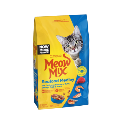 Meow Mix Seafood Medley Cat Food for All Life Stages