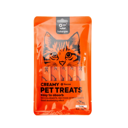 Haisen pet cat creamy treat tuna 75g pack