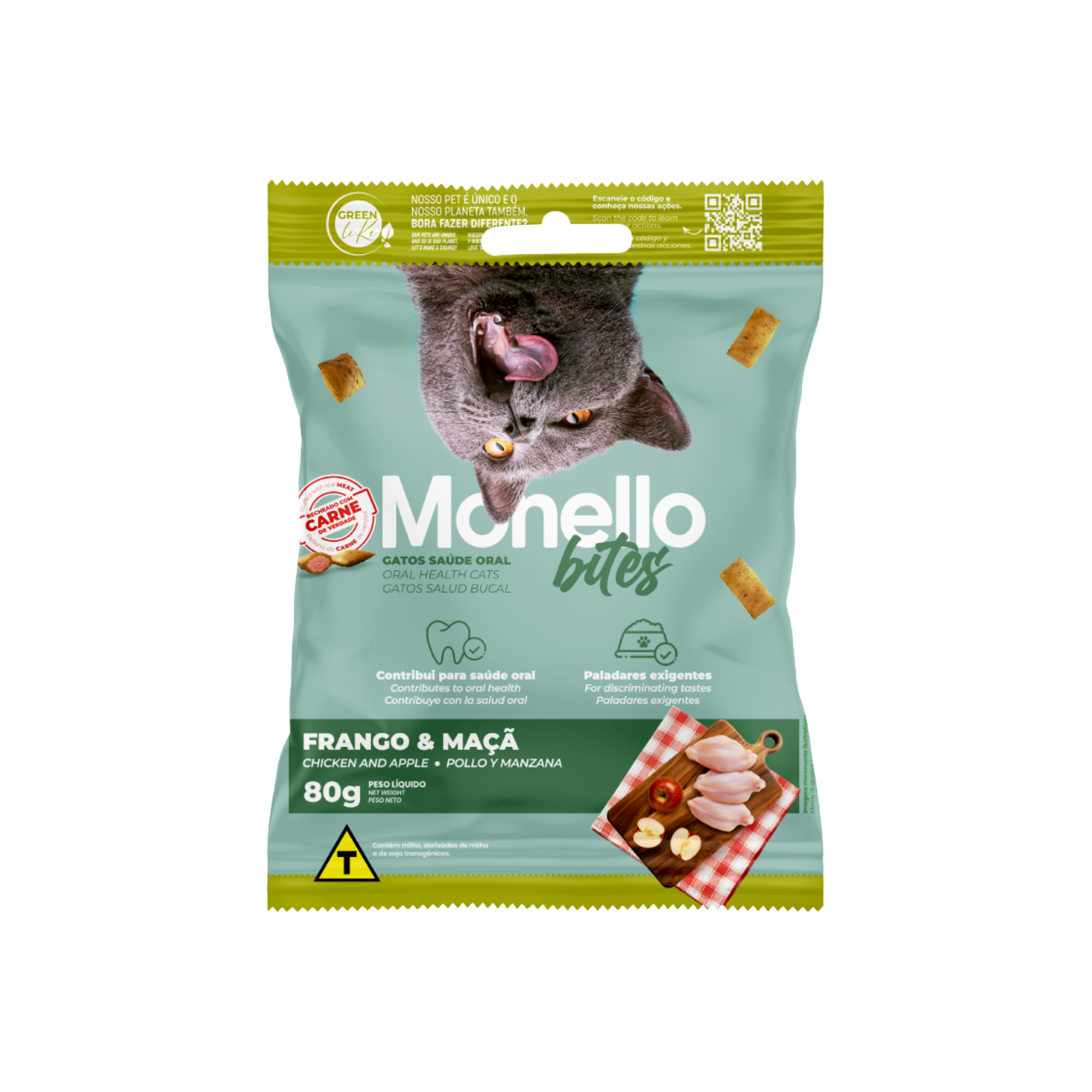 monello-bites-oral-cat-treats-mini-pets-world Monello Bites Oral Health Cat Treat 80g
