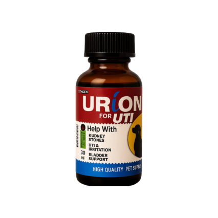 Urion Kidney and UTI Support Liquid Supplement for Cats and Dogs – 30ml Bottle