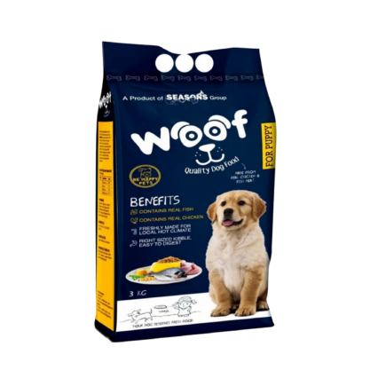 Woof Puppy Food nutritional information and ingredients