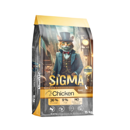 Sigma Adult Cat Food with Chicken for balanced daily nutrition